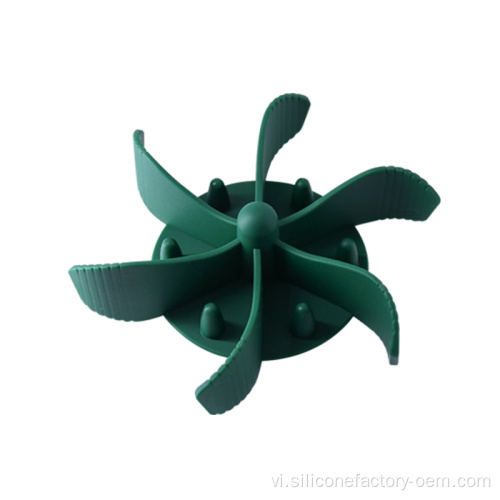 Nâng cấp con chó chậm thức ăn silicone pet bát